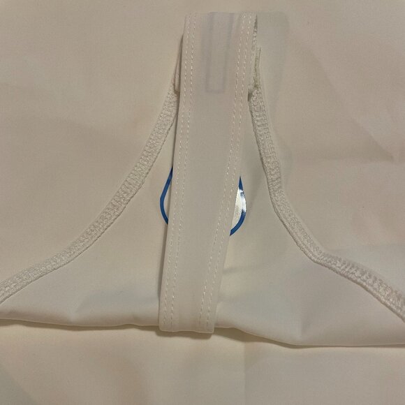 GOOD AMERICAN Scuba Crew Thong Bodysuit in White Size 2X Long Sleeve Brand New - Picture 7 of 8